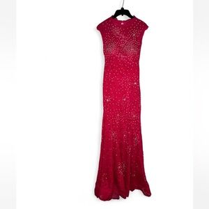 Elegant hot pink prom / Evening Gown